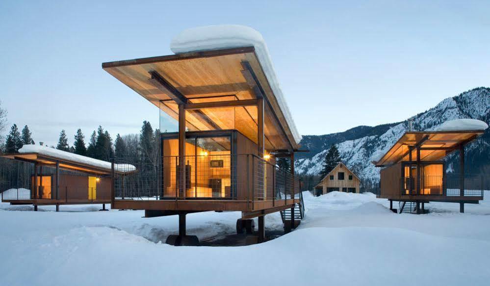 Rolling Huts Villa Mazama Ngoại thất bức ảnh